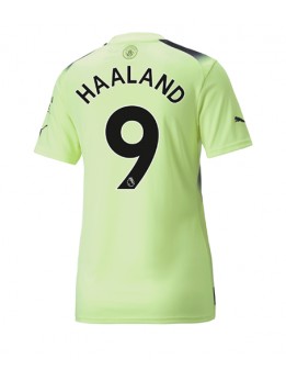 Manchester City Erling Haaland #9 Ausweichtrikot für Frauen 2022-23 Kurzarm